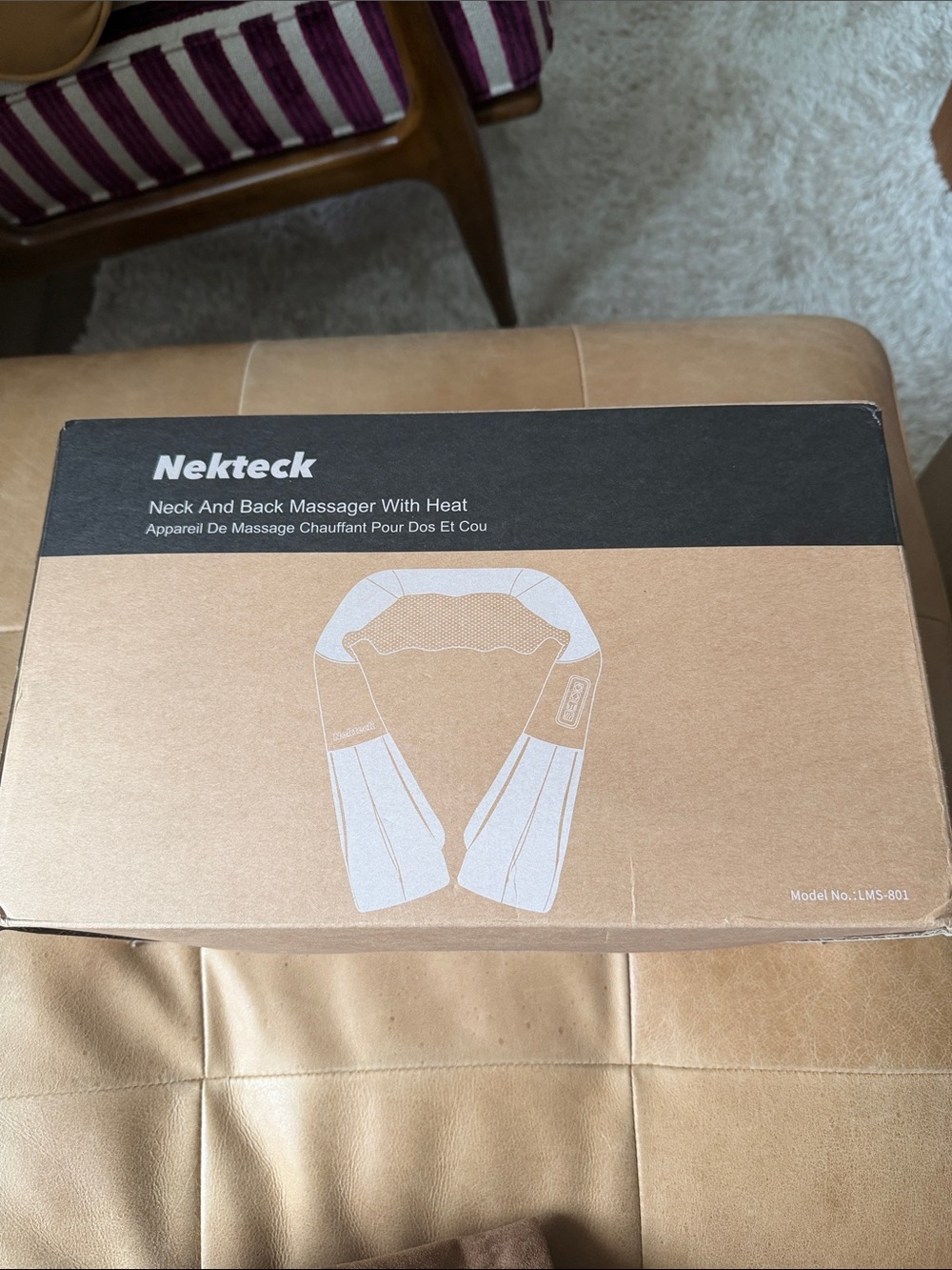 Nekteck Neck and Back Massager with Heat l